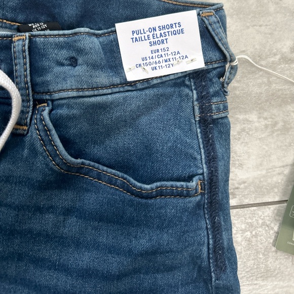 H&M pull on shorts boys denim size 14 - Picture 2 of 7